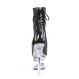 Vegan 18 cm FLASH-1018-7 led platform pole dance ankle boots