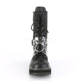 Vegan 3 cm LILITH-271 demoniacult ankle boots platform