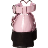 Vegan 6 cm DEMONIA SPRITE-02 Rose gothic mary jane pumps