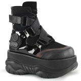 Vegan 7,5 cm NEPTUNE-126 demonia booties - unisex cyberpunk booties