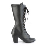 Vegan 7,5 cm VIVIKA-205 Victorian ankle boots