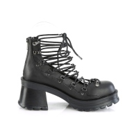 Vegan 7 cm BRATTY-32 alternative shoes platform black