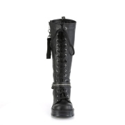 Vegan 7 cm DemoniaCult BRATTY-206 chunky heel platform boots