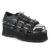 Vegan 7 cm GRAVEDIGGER-03 Platform Mens Gothic Shoes