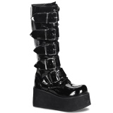 Vegan 8,5 cm TRASHVILLE-518 demoniacult boots - unisex platform boots