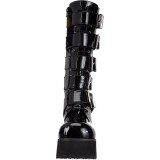 Vegan 8,5 cm TRASHVILLE-518 demoniacult boots - unisex platform boots