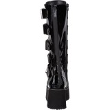 Vegan 8,5 cm TRASHVILLE-518 demoniacult boots - unisex platform boots