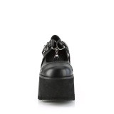 Vegan 9 cm ASHES-33 alternative shoes platform black