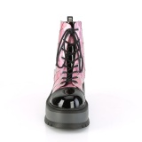 Vegan Hologram 5 cm SLACKER-88 demoniacult ankle boots platform