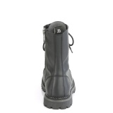 Vegan leather RIOT-10 demoniacult ankle boots - steel toe combat boots