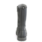 Vegan leather RIOT-14 demoniacult boots - unisex steel toe combat boots