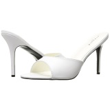 White 10 cm CLASSIQUE-01 womens mules shoes