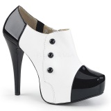 White Patent 13,5 cm CHLOE-11 big size pumps shoes