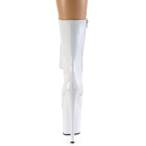White Patent 20 cm FLA-1050 extrem platform high heels ankle boots