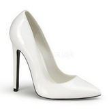 White Patent Shiny 13 cm SEXY-20 pointed toe stiletto pumps